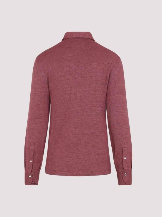 26SS 브루넬로 쿠치넬리 폴로 티셔츠 MR8273914C695 Red - BRUNELLO CUCINELLI