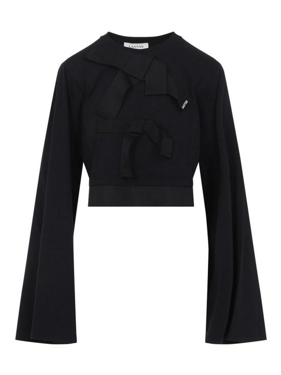 26SS 랑방 긴팔 티셔츠 RWTS0029J055P210 Black