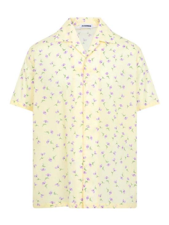 26SS 질샌더 반팔 셔츠 J21DL0268J45353744 Yellow