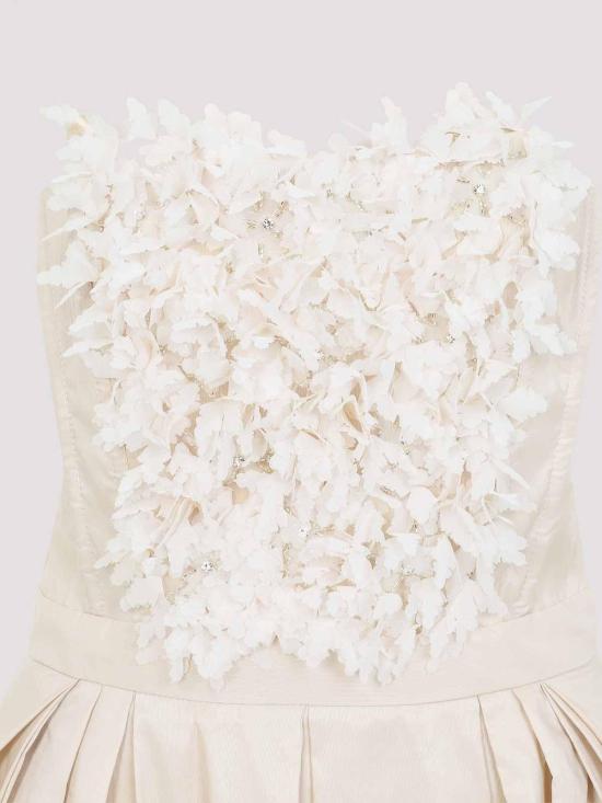 26SS 엘리자베타프랜치 미디 원피스 AB94262E2045 Cream - ELISABETTA FRANCHI