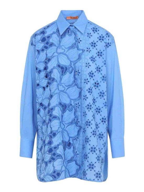 26SS 에르마노 설비노 블라우스 D484K616QYD74037 Blue