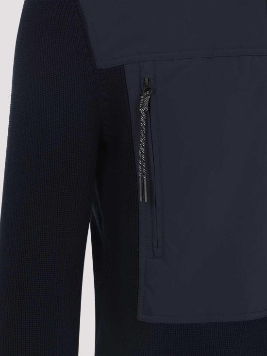 26SS 몽클레어 집업 니트 L10979B00005M9113742 Dark Blue - MONCLER