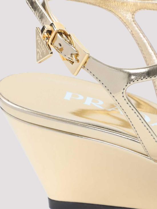 26SS 프라다 샌들 1X383OF0553AU1F0522 White Gold - PRADA