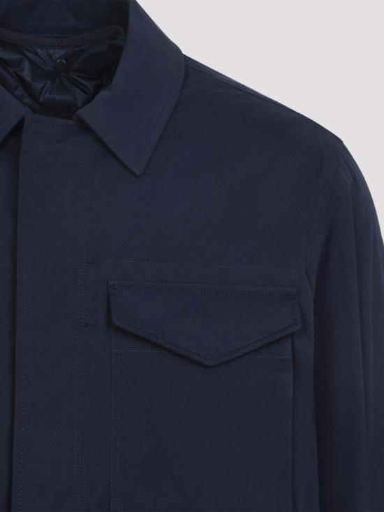 26SS 몽클레어 긴팔 셔츠 L10911G000045994S742 Dark Blue - MONCLER