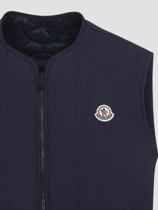 26SS 몽클레어 긴팔 셔츠 L10911G000045994S742 Dark Blue - MONCLER