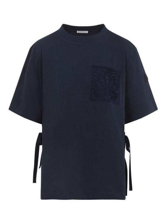 26SS 몽클레어 반팔 티셔츠 L10938C0004489B8U742 Dark Blue