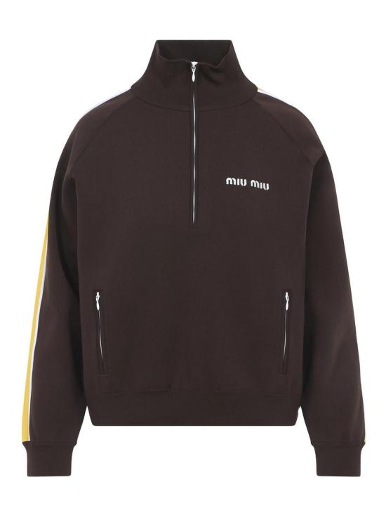 26SS 미우미우 긴팔 티셔츠 MMR463SOOO148OF0WDS Dark Brown