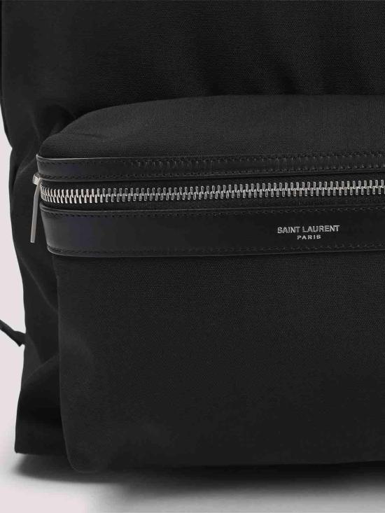 25FW 생로랑 CITY 시티 클래식 로고 백팩 534967FAEYY1000 Black - SAINT LAURENT