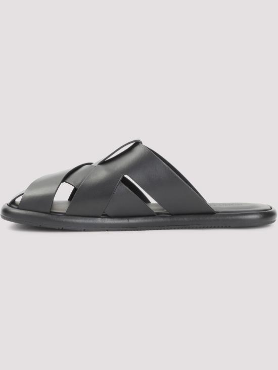 26SS 조르지오 아르마니 뮬/슬리퍼 GM003255AF24893UC001 Black - GIORGIO ARMANI