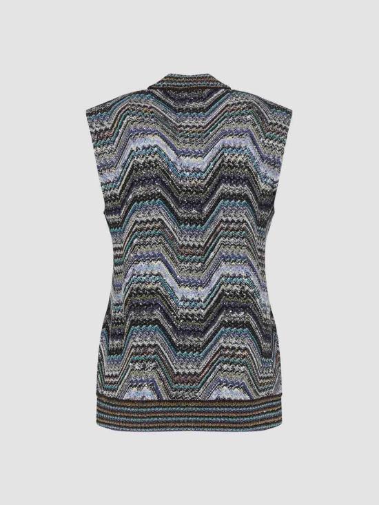 26SS 미소니 베스트 DS26SN0ZBC0068S91SD Blue - MISSONI