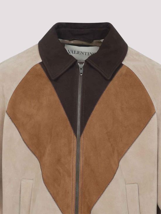 26SS 발렌티노 가라바니 가죽 자켓 8V3NB00VB8JD8X Beige - VALENTINO GARAVANI