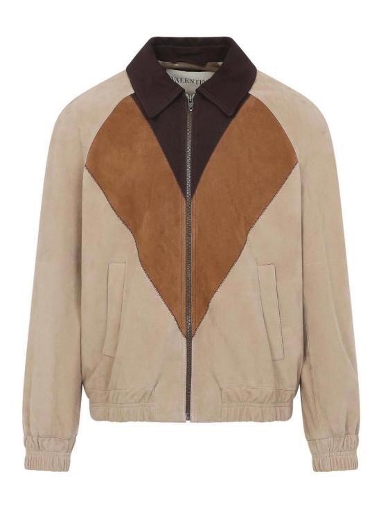 26SS 발렌티노 가라바니 가죽 자켓 8V3NB00VB8JD8X Beige