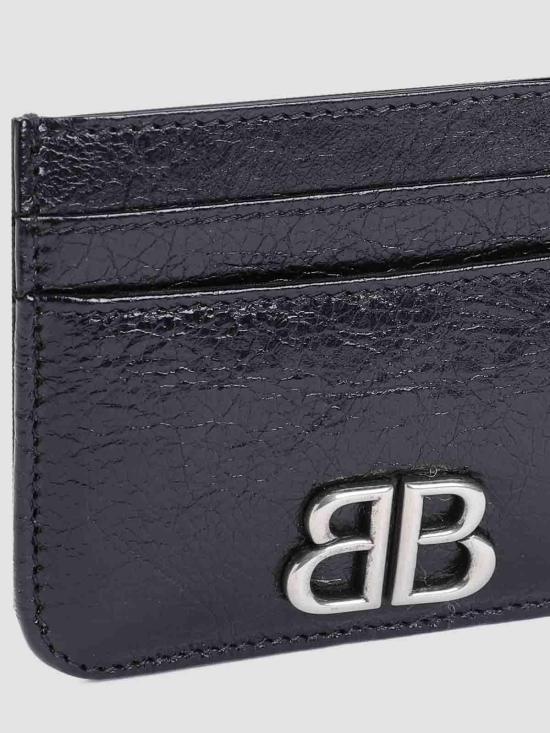 26SS 발렌시아가 모나코 카드 홀더 7654632AAYP1000 Black - BALENCIAGA