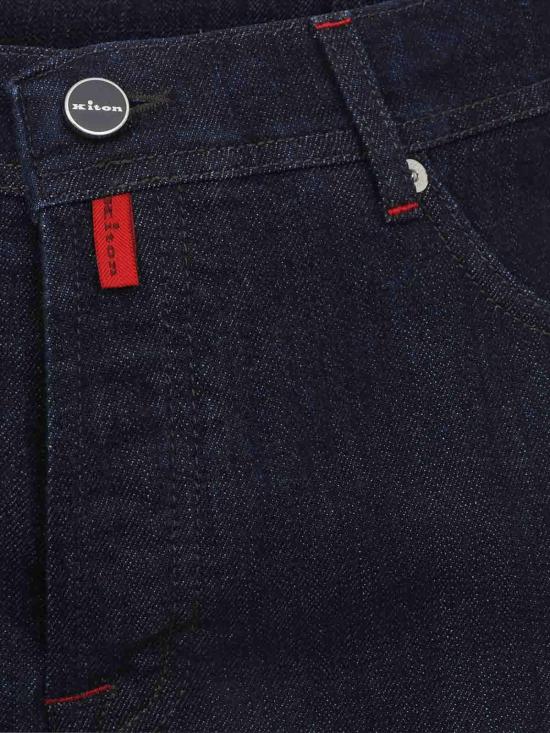 26SS 키톤 스트레이트 팬츠 UPNJSMK0628H01001 Dark Blue - KITON