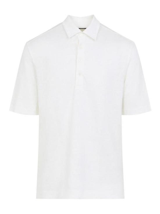 26SS 에르메네질도제냐 폴로 티셔츠 UH352A3H770N01 White