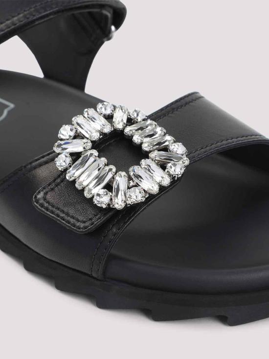 26SS 로저비비에 슬라이디 비브 샌들 RVW4584469091TB999NERO Black - ROGER VIVIER