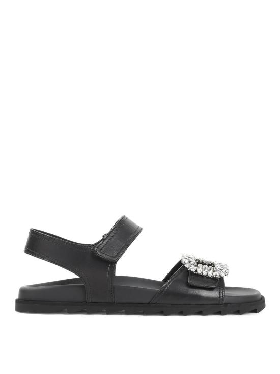 26SS 로저비비에 슬라이디 비브 샌들 RVW4584469091TB999NERO Black