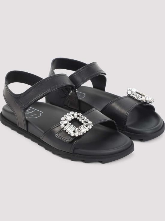 26SS 로저비비에 슬라이디 비브 샌들 RVW4584469091TB999NERO Black - ROGER VIVIER