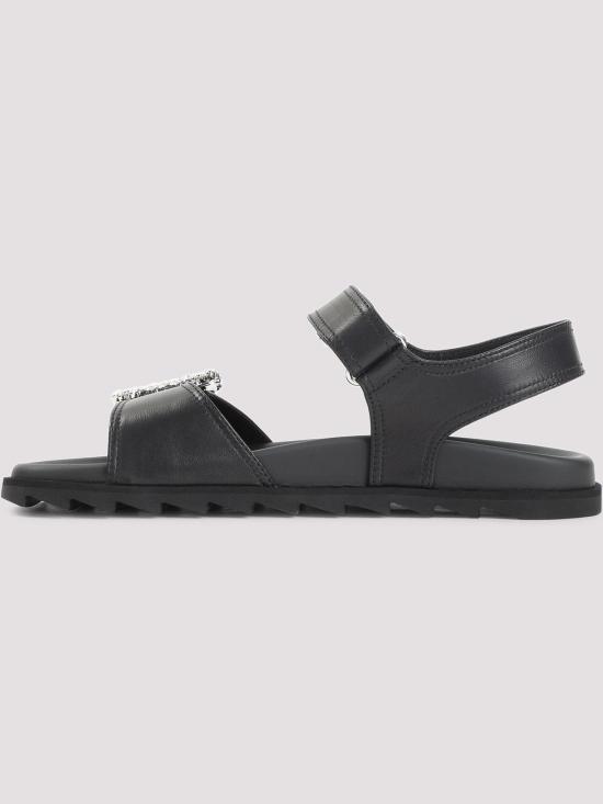 26SS 로저비비에 슬라이디 비브 샌들 RVW4584469091TB999NERO Black - ROGER VIVIER