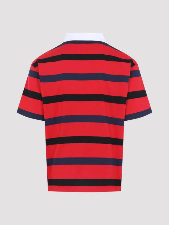 26SS 프라다 폴로 티셔츠 UJN989SOOO19FAF0E7D Red - PRADA