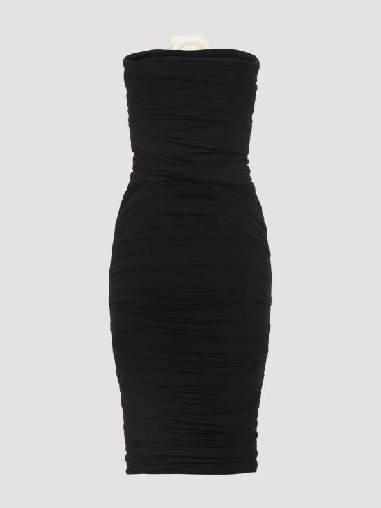 26SS 라 레베체 미디 원피스 LR26MIDBLACK White - LA REVECHE