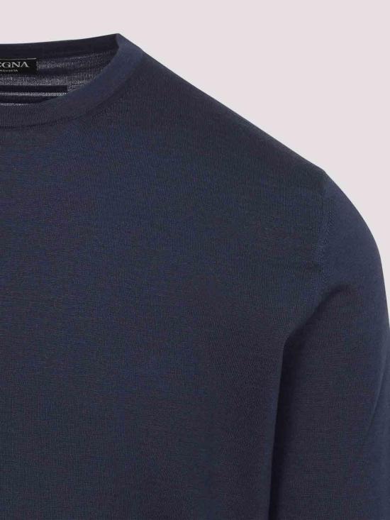 26SS 에르메네질도제냐 스웨터 UHJ00A3110B97 Blue - ERMENEGILDO ZEGNA