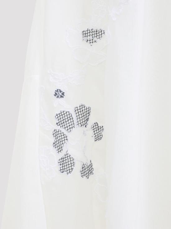 26SS 에르마노 설비노 롱 원피스 D484Q605XYRR4806 White - ERMANNO SCERVINO