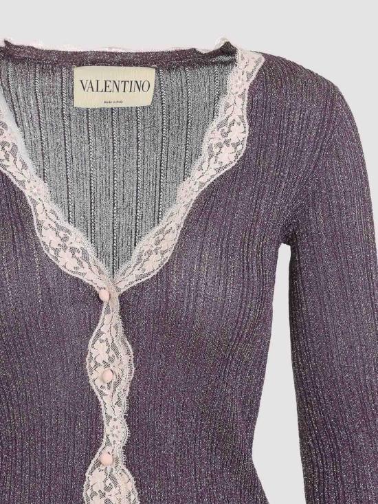 26SS 발렌티노 가라바니 가디건 8B0KA15KA8TF8S White - VALENTINO GARAVANI