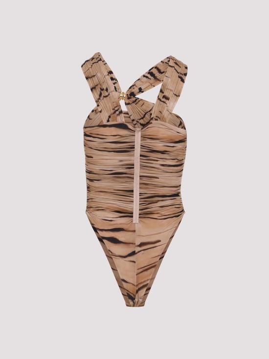 26SS 엘리자베타프랜치 민소매 티셔츠 BO03362E2470 Camel - ELISABETTA FRANCHI