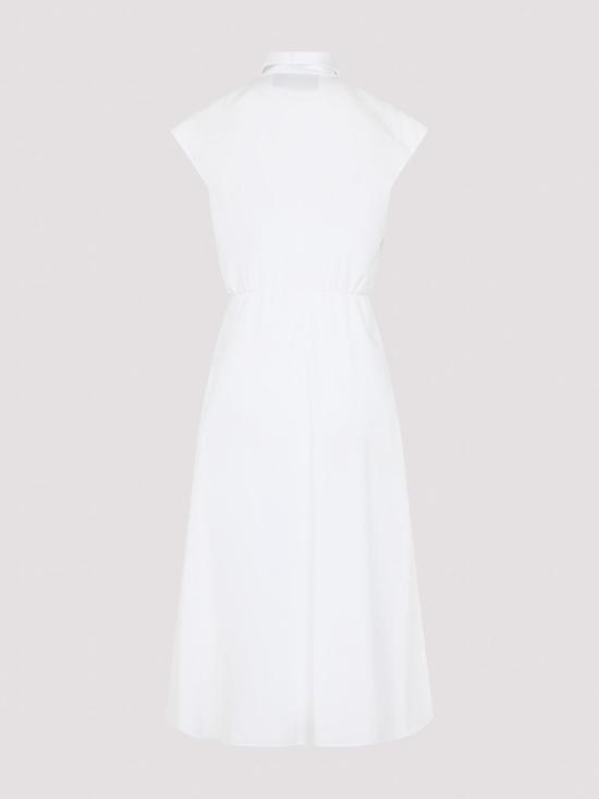 26SS 발렌티노 가라바니 미디 원피스 8B3VAJR59VN0BO White - VALENTINO GARAVANI