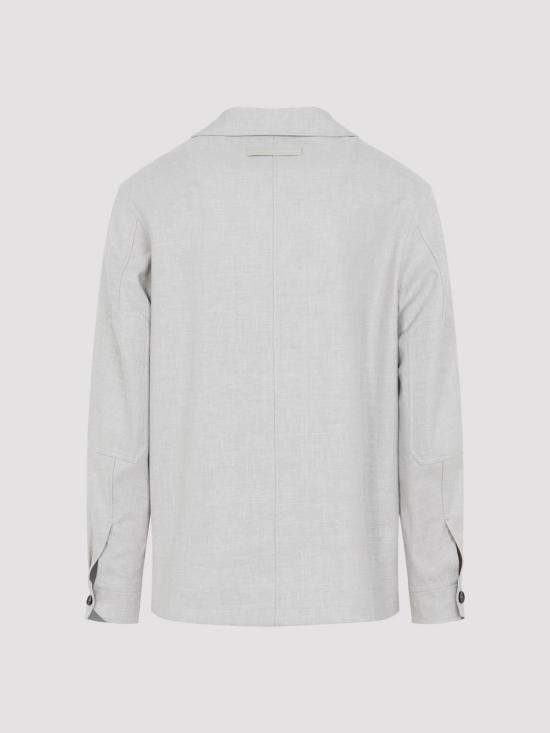 26SS 에르메네질도제냐 긴팔 셔츠 UHV22A3SOT6BN07 Beige - ERMENEGILDO ZEGNA