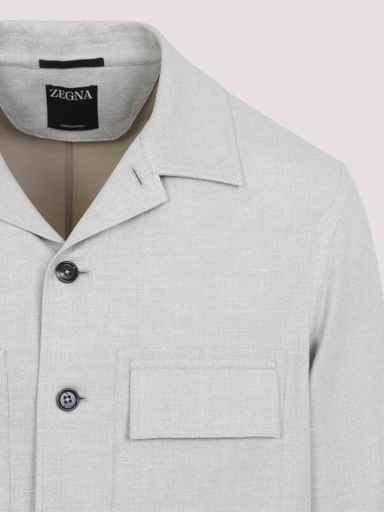 26SS 에르메네질도제냐 긴팔 셔츠 UHV22A3SOT6BN07 Beige - ERMENEGILDO ZEGNA