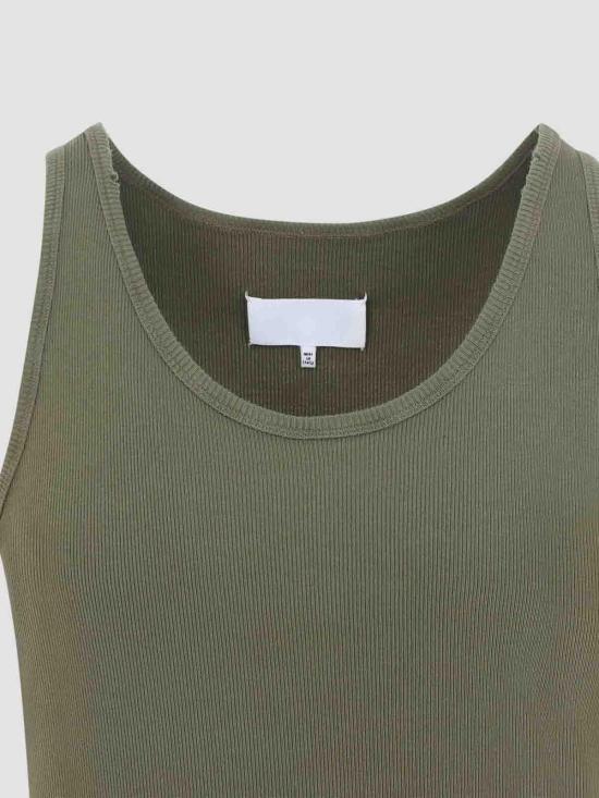 26SS 마르지엘라 민소매 티셔츠 S67NL0031M20202693 Dark Green - MAISON MARGIELA
