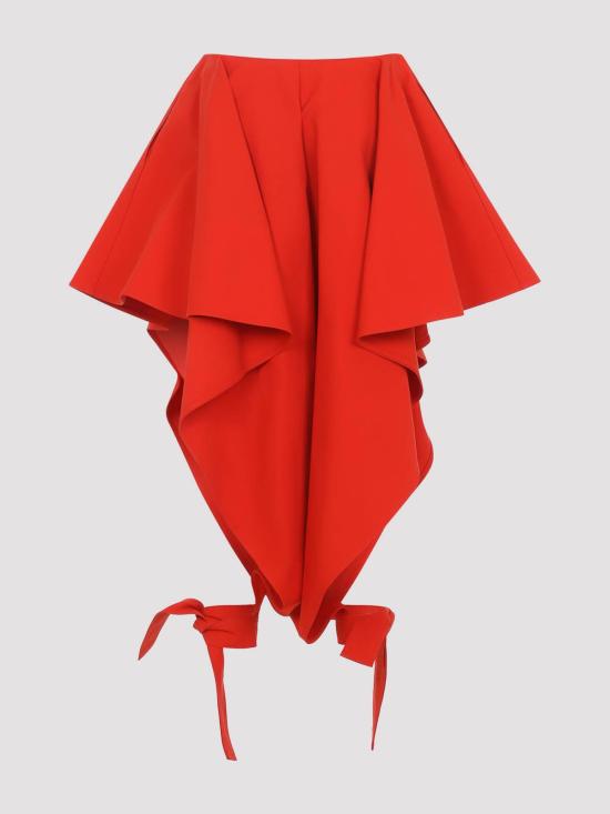 26SS 알라이아 스트레이트 팬츠 AA9P1364W112C319 Orange - ALAIA