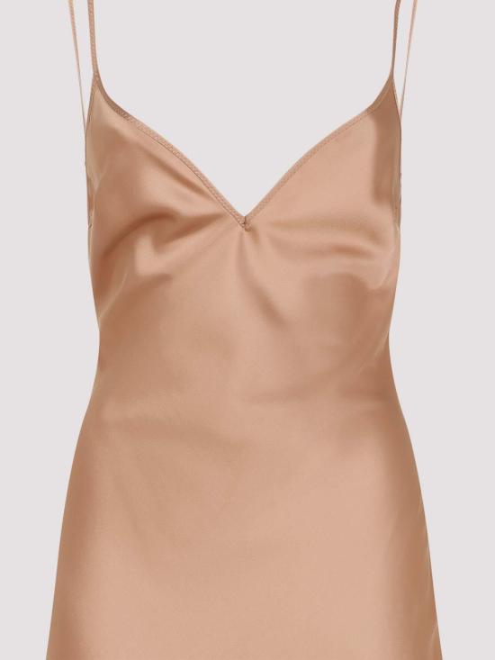 26SS 엘리자베타프랜치 롱 원피스 ABR3462E2EV8 Brown - ELISABETTA FRANCHI