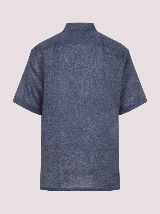 26SS 브리오니 반팔 셔츠 SCFR0LPD1144145 Dark Blue - BRIONI