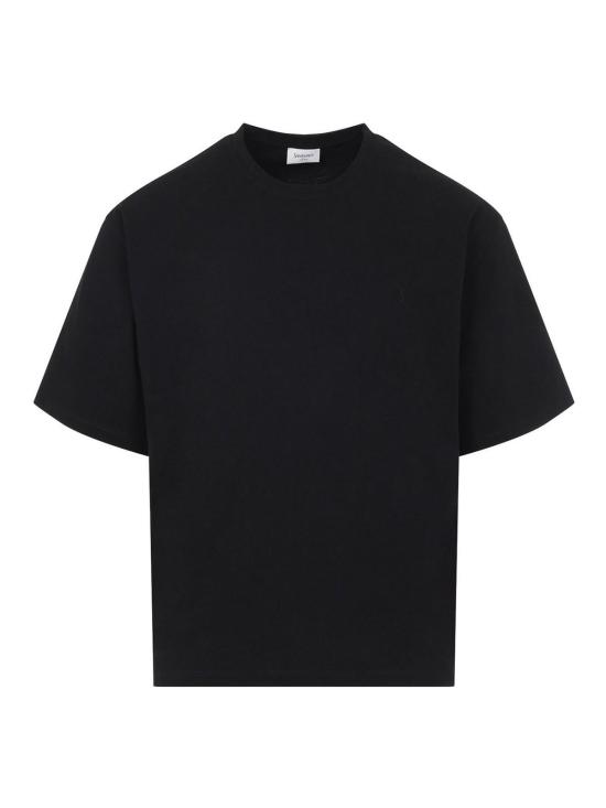 26SS 생로랑 반팔 티셔츠 862769Y38AK1000 Black