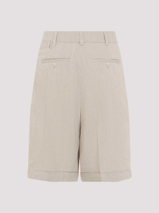 26SS 자크뮈스 파스트로 플리프 버뮤다 쇼츠 SOM00537AW00738150 Beige - JACQUEMUS
