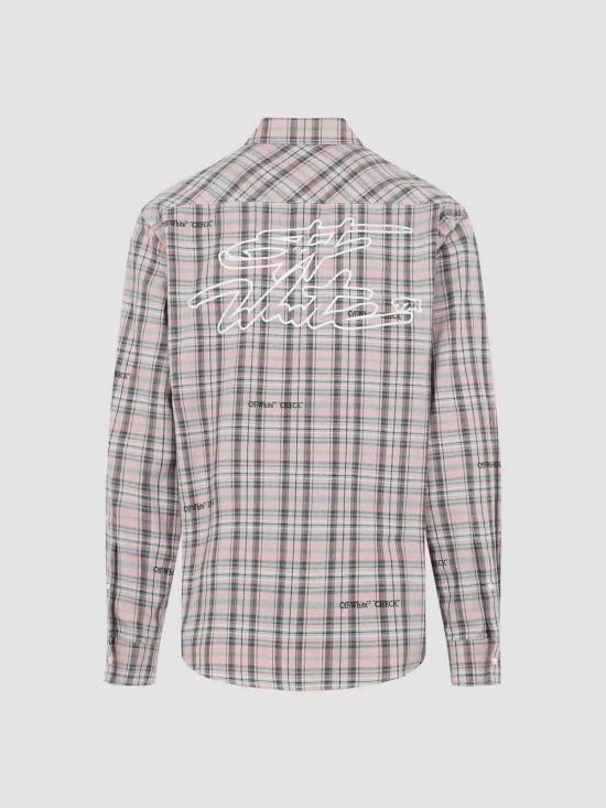 26SS 오프화이트 긴팔 셔츠 44XGE04MS26F001680 White - OFF WHITE