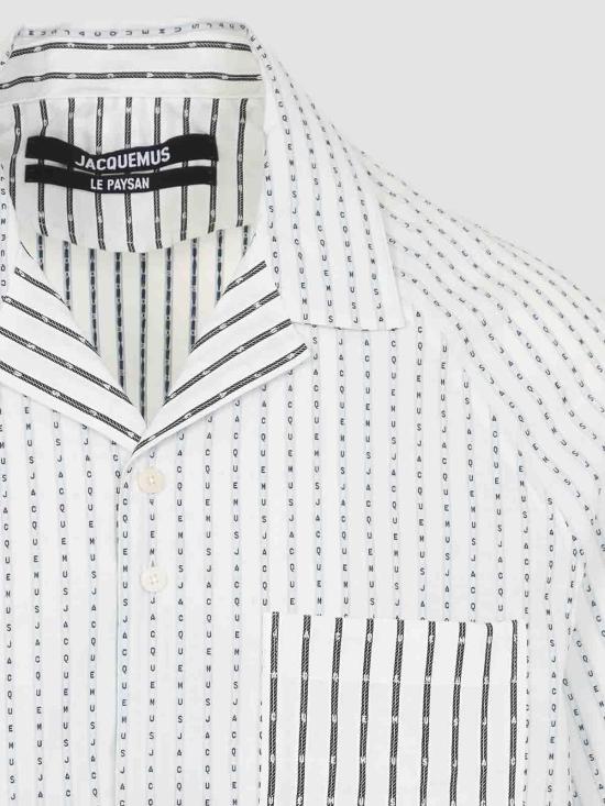 26SS 자크뮈스 Romarin 쇼트 슬리브 셔츠 SHM00573AW007781LY White - JACQUEMUS