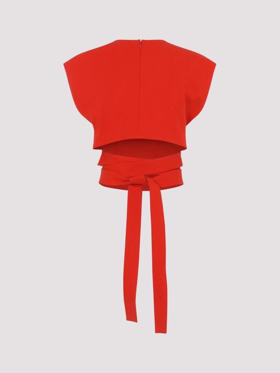 26SS 알라이아 민소매 티셔츠 AA9H1479W112C319 ORANGE - ALAIA