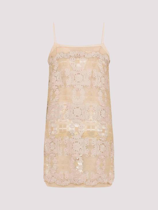 26SS 에르마노 설비노 숏 원피스 D482Q725UEOB4884 Beige - ERMANNO SCERVINO
