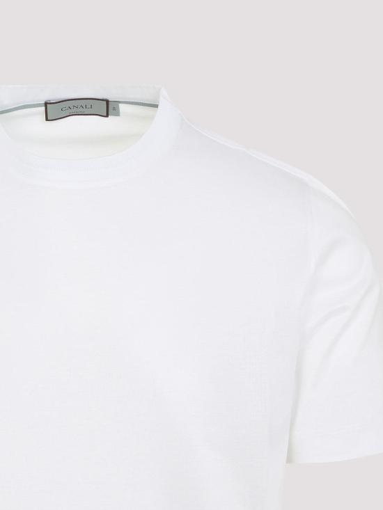 26SS 카날리 반팔 티셔츠 T0922MJ000021 White - CANALI