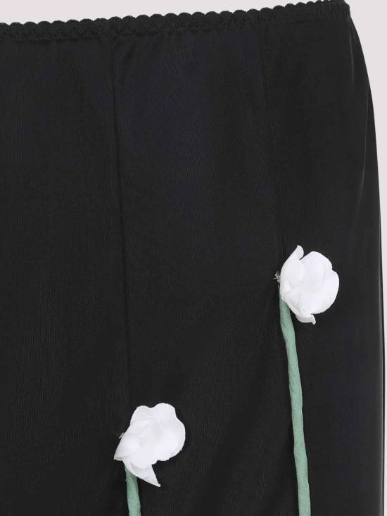 26SS 모스키노 롱 스커트 261DA012004461555 Black - MOSCHINO