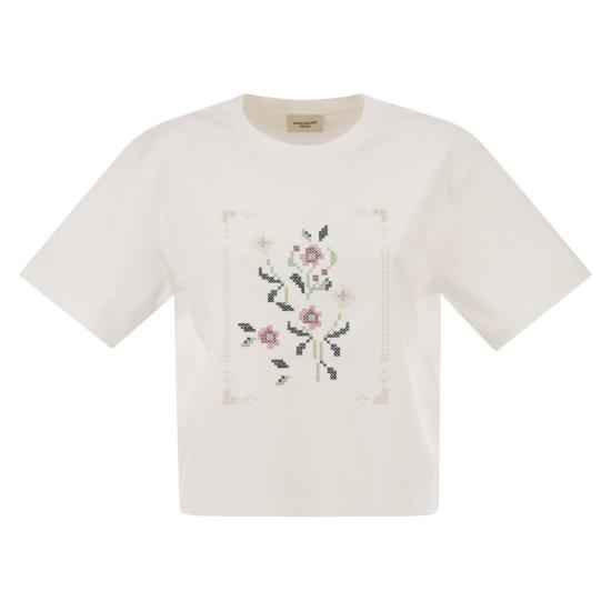 26FW 위켄드막스마라 반팔 티셔츠 2625976051600 WHITE