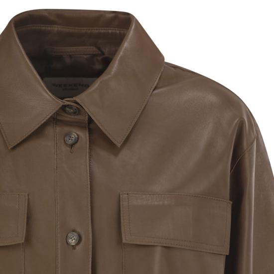26FW 위켄드막스마라 가죽 자켓 2625446021600 BROWN - WEEKEND MAX MARA