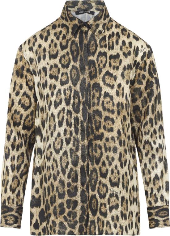 26SS 로베르토 카발리 긴팔 셔츠 WQT7049HQ7100504NATURAL DIVERS - ROBERTO CAVALLI
