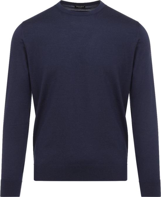 26SS 에르메네질도제냐 긴팔 티셔츠 UHJ00A3110B97BLUEMEDIO DIVERS - ERMENEGILDO ZEGNA