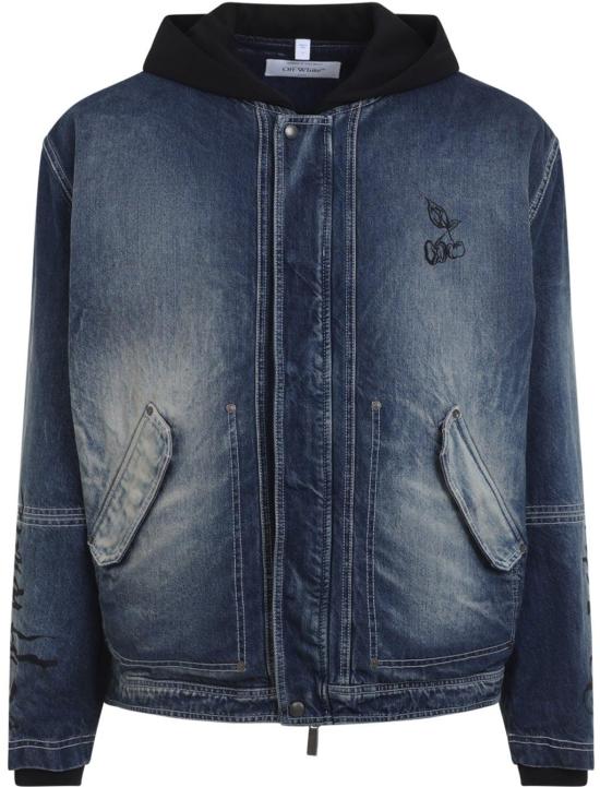 26SS 오프화이트 데님 자켓 44MYE09MS26D001422HIGHLIGHTEDMEDIUM DIVERS