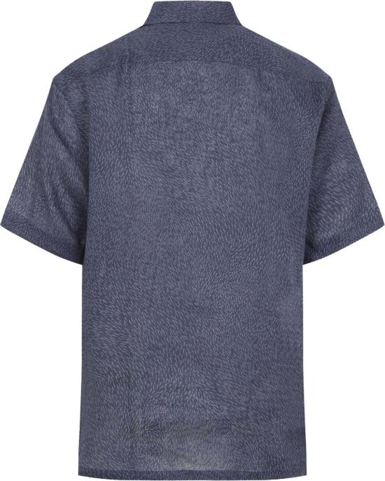 26SS 브리오니 반팔 셔츠 SCFR0LPD1144145NAVYPERWINKLE DIVERS - BRIONI